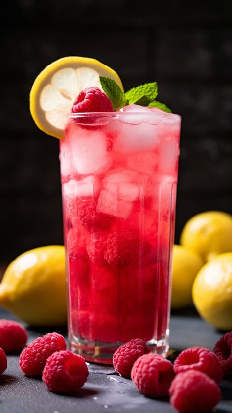 Pink Raspberry Lemonade [15 Minutes] - Chasety Rasberry Lemonade, Summer Feast, Valentines Party Food, Perfect Summer Drink, Lemonade Cocktail, Colorful Drinks, Pink Raspberry, Low Carb Sweeteners, Refreshing Drinks Recipes