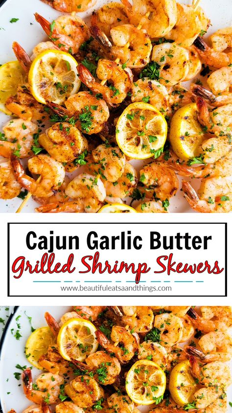 Shrimp Skewer Recipes, Grilled Kabob Recipes, Shrimp Kabobs, Grilled Seafood Recipes, Grilled Shrimp Skewers, Grilling Kabobs, Bbq Shrimp, Grilled Shrimp Recipes, Shrimp Skewers