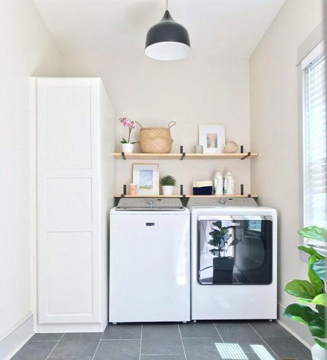 Receive excellent suggestions on "laundry room storage diy cabinets". They are actually offered for you on our website. Beach House Laundry Room, Floating Shelf Hardware, Ikea Storage Cabinets, House Laundry Room, Laundry Room Storage Shelves, Shelving Brackets, Small Laundry Room Organization, Room Storage Diy, Metal Shelf Brackets