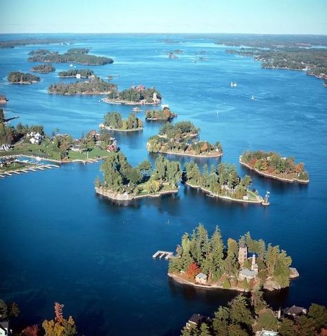 Island Homes, Thousand Islands, St Lawrence, Exotic Places, Island Getaway, Between Us, Private Island, Island Life, Abandoned Places