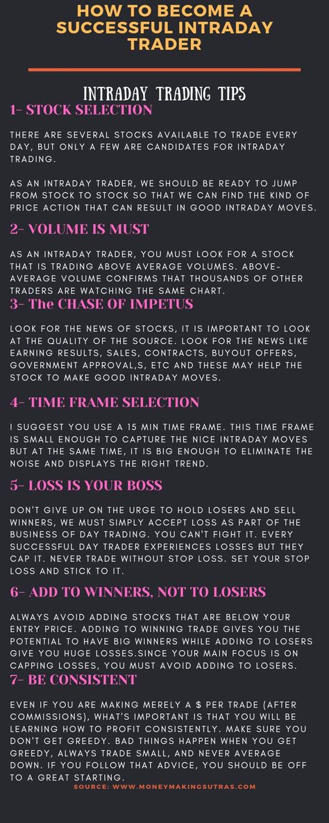 In this pin, I have explained, how one can become a successful day trader. If you follow these simple intraday tips, I'm sure, you can achieve success easily in a day trading. Day Trading Rules, Dalal Street, Stocks Trading, Stock Market Quotes, Online Stock Trading, Stock Analysis, Financially Free, Intraday Trading, Value Investing