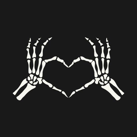 Wallpaper Skeleton, Skeleton Heart Hands, Skeleton Heart, Heart Hands, Skeleton Hands, Aesthetic Wallpaper, A Heart, Black Background, Skeleton