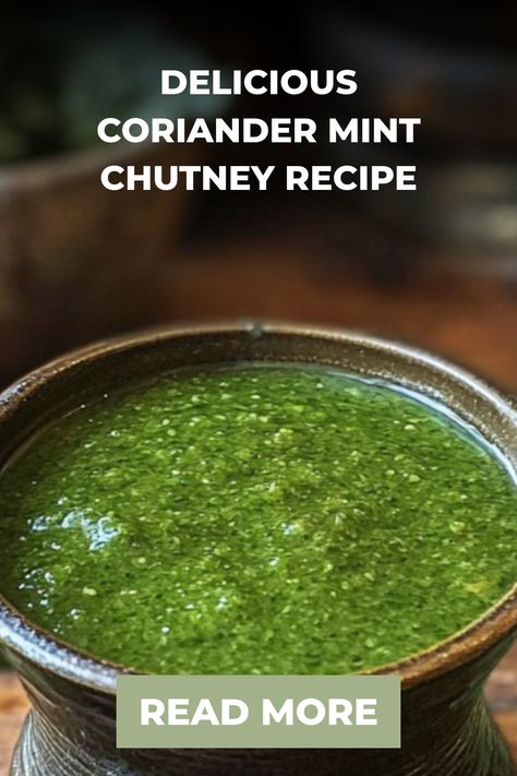 What is coriander mint chutney, and how can you make your own version of this amazing Indian green chutney from home? Let’s dive in below to find out. Indian Green Chutney, Indian Mint Chutney, Cilantro Chutney Indian, Mint Leaves Recipe, Mint Chutney Recipe, Green Chutney Recipe, Indian Chutney Recipes, Drumsticks Recipe, Cilantro Chutney