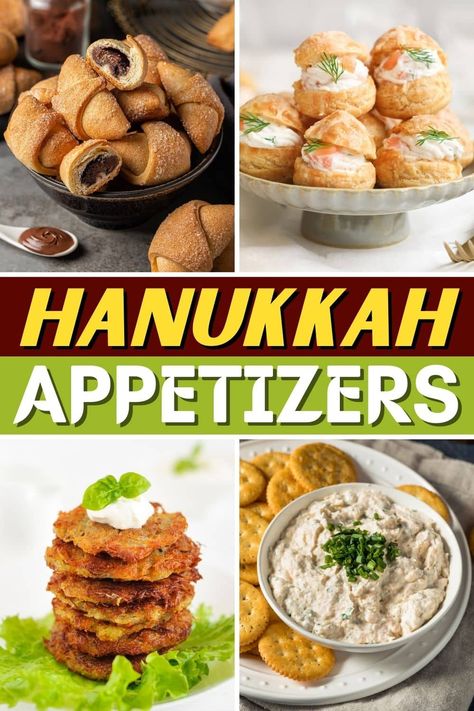 Jewish Appetizers, Easy Hanukkah Recipes, Hanukkah Party Food, Potato Knishes, Hanukah Appetizers, Hanukah Menu, Hannukah Recipes, Hanukkah Dinner, Super Bowl Snacks