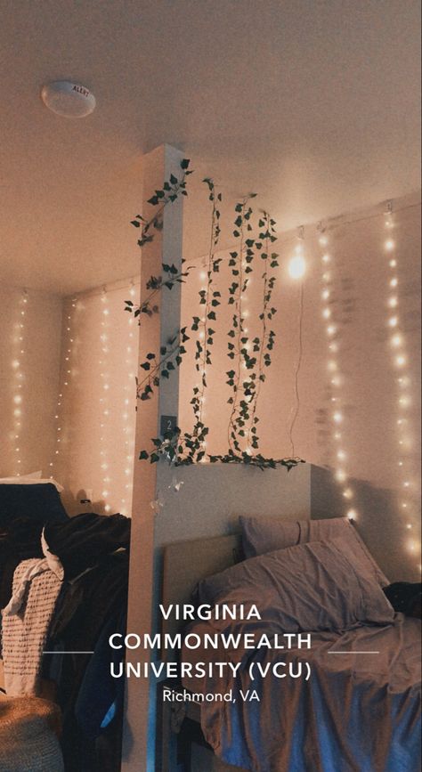 Vcu Dorm, Future Manifestation, Dorm Aesthetic, Virginia Commonwealth University, Dorm Ideas, Manifestation Board, Dorm Room Decor, Dorm Decorations, Dorm Room