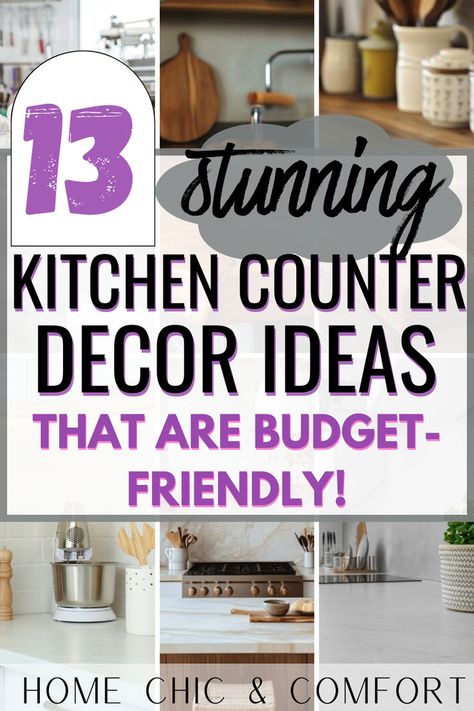 kitchen decor ideas, kitchen decorating ideas, kitchen counter decor, Small Countertop Decor Ideas, Kitchen Sink Ideas Decor, Kitchen Cannister Ideas, How To Style A Kitchen Counter, Kitchen Counter Design Ideas, Countertop Styling Kitchen Counters, How To Decorate A Kitchen, Decor For Kitchen Counters, Staging Kitchen Counters