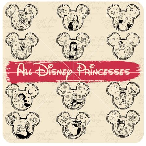 Disney SVG Files: Free & Premium Disney-Themed Cut Files! Disneyland Svg Free Files, Disney Svg Free Files Cricut, Crown Svg Free, Disney Princess Svg Free, Princess Svg Free, Disney Silhouette Art, Disney Princess Svg, Disney Svg Free, Disney Cricut