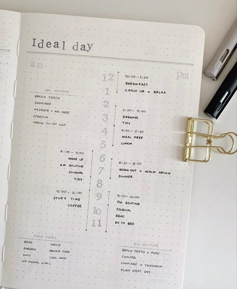 Ryder Carroll, Planning Aesthetic, Daily Bullet Journal, Bullet Journal Minimalist, School Journal, Ideal Day, Bullet Journel, 달력 디자인, Bullet Journal Ideas Templates