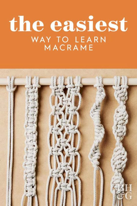 Learn Macrame, Hantverk Diy, Macrame Crafts, Macrame Plant Hanger Tutorial, Free Macrame Patterns, Macrame Plant Hanger Patterns, Macrame Knots Tutorial, Macrame Knots Pattern, Diy Macrame Plant Hanger