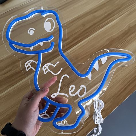 Dinosaur Neon Sign, Dinosaur UV Neon Lights, Bedroom Night Lights, Kids Bedroom Decor, Neon Sign for Girls/Boys Bedroom Night Lights, Cool Neon Signs, Neon Lights Bedroom, Cool Tattoo Drawings, Lights Bedroom, Bedroom Night Light, Neon Decor, Neon Sign Bedroom, Wedding Neon Sign