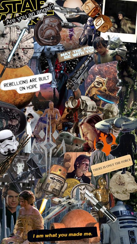 Star Wars 💥 Star Wars Aesthetic Wallpaper, Star Wars Collage, Aesthetic Star Wars, Wars Aesthetic, Aesthetic Star, Star Wars Aesthetic, Star Wars Prints, Star Wars Wallpaper, Aesthetic Collage