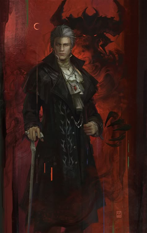 Vergil Dmc, Dante Devil May Cry, Dmc 5, Devil May Cry 5, 다크 판타지, Dungeons And Dragons Homebrew, Devil May Cry, 영감을 주는 캐릭터, Dark Fantasy Art