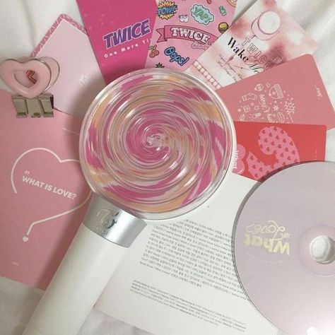 Kpop Lightsticks, Kpop Lightstick, Twice Album, Soft Pink Theme, Kpop Collection, Kpop Albums, Pop Albums, Dara Kpop, Pop Collection