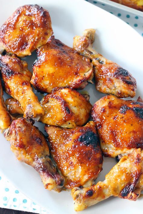 Two Ingredient Crispy Oven Baked BBQ Chicken 4 Baked Bbq Chicken Recipes, Oven Bbq Chicken, Oven Baked Bbq Chicken, Baked Bbq Chicken, Chicken Dishes Easy, Two Ingredient, Bbq Chicken Recipes, Drum Sticks, Diet Vegetarian