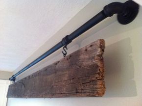 Barn Wood Projects, Galvanized Pipe, Old Barn Wood, Barn Board, Black Pipe, Safe Haven, Old Barn, Old Wood, A Quote