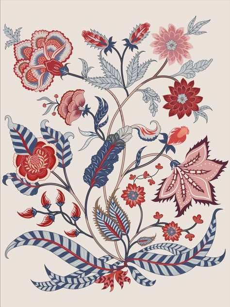 Chintz Print, Iphone Wallpaper Lights, Flowery Wallpaper, Textile Prints Design, Floral Embroidery Patterns, Flower Pattern Design, Textile Pattern Design, Flower Art Images, Flower Motif