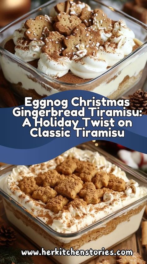 🎄 Elevate your holiday dessert game with Eggnog Christmas Gingerbread Tiramisu. Gingerbread Tiramisu, Christmas Tiramisu, Merry Christmas Yall, Tiramisu Recipe, Recipes Holiday, Holiday Dessert, Christmas Gingerbread, Holiday Desserts, Holiday Treats