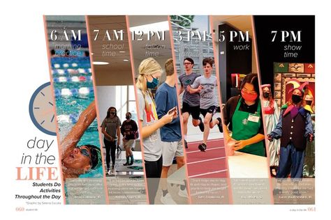 Student Life Ideas Yearbook, Fall Yearbook Spreads, Yearbook Spirit Week Spread, Showstopper Yearbook Spreads, Yearbook Student Life Ideas, Yearbook Showstopper Ideas, Student Life Yearbook Spreads, Yearbook Showstopper, Student Life Yearbook Ideas