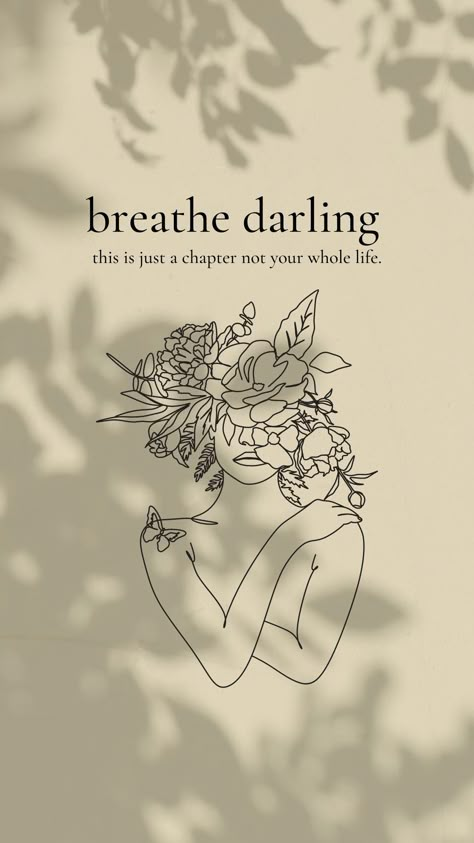 Deep Breath Quotes, Breathe Quotes, Create Your Dream Life, Line Art Design, Quotes Daily, Wildest Dreams, Foto Art, Love Travel, Simple Wallpapers