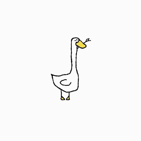 #Animation #Goose #Cartoon #Stick Goose Doodle Tattoo, Goose Clipart Cute, Goose Doodle Cute, Cartoon Goose Drawing, Cartoon Goose Tattoo, Easy Goose Drawing, Goose Line Drawing, Simple Goose Drawing, How To Draw A Goose