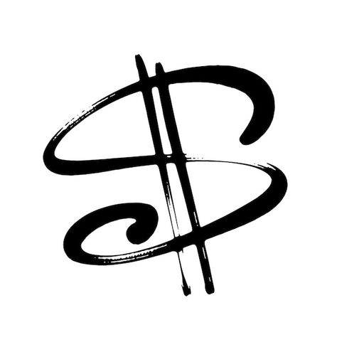 Southside Gang Sign, Dollar Sign Art, White Y2k Design, Dollar Sign Logo, Dollar Sign Tattoo, Dollar Logo, Dollar Signs, Quotes Background, Inspirational Quotes Background