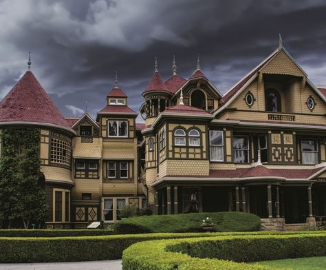 Editor’s note: The Winchester Mystery House has appeared in Skeptical Inquirer a few times over the years. Most notably, Joe Nickell (2002) and Karen Stollz ... Sarah Winchester, Winchester House, Winchester Mystery House, Mystery House, Victorian Manor, The Backrooms, San Jose California, Fantasy House, Sam And Colby