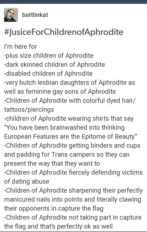 Aphrodite Cabin Headcanons, Pjo Aphrodite, Children Of Aphrodite, Aphrodite Cabin, Cabin 10, Percy Jackson Cabins, Zio Rick, Percy Jackson Head Canon, Biology Teacher