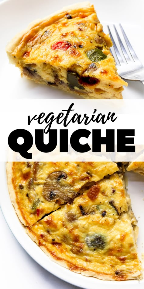 Quiche Recipes Vegetarian, Veggie Quiche Recipes, Dinner Ideas Spring, Vegetable Quiche Recipes, Vegetarian Quiche Recipes, Recipes Quiche, Vegetarian Pie, Vegetarian Quiche, Easy Custard