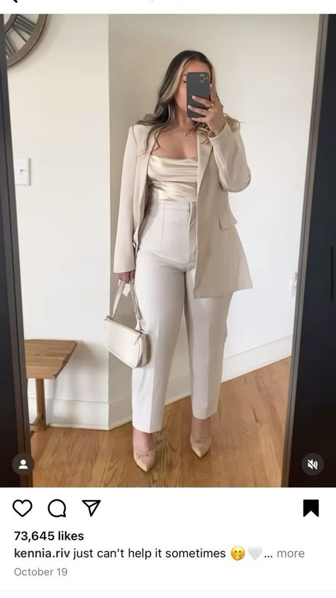 Office Outfits Women Curvy, Godmother Outfit, Cute Professional Outfits, Fashionable Work Outfit, Monochromatic Fashion, Cute Work Outfits, Professional Outfits Women, Business Outfits Women, Work Outfit Ideas