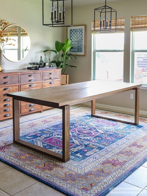 25 DIY Dining Tables - Bob Vila Diy Esstisch, Eating Table, Diy Dining Table, Diy Dining, Small Kitchens, Elegant Furniture, Dining Table Design, Diy Interior, Modern Dining Table