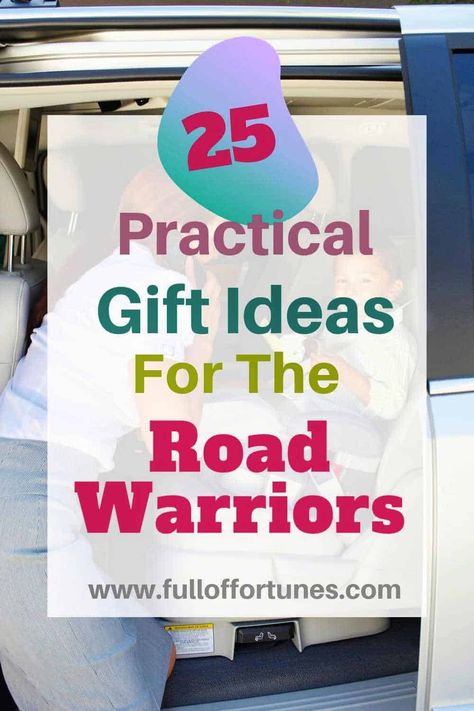 Pay It Forward Ideas, Travel Gift Basket, Road Trip Gifts, Ways To Get Organized, Practical Gift Ideas, Organized Garage, Emergency First Aid Kit, Surprise Ideas, The Road Warriors