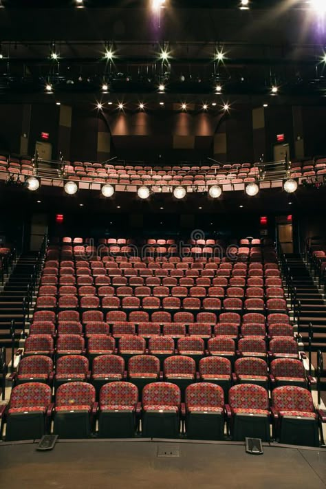 Empty Seats in Theater. Rows of empty seats in theater seen from stage. Vertical #Sponsored , #AD, #AFFILIATE, #Theater, #Empty, #stage, #Rows Empty Theatre, Lake Aesthetics, Theater Background, Stage Aesthetic, Theatre Seats, Theater Photography, Theater Scene, Taraji Henson, Stage Photography