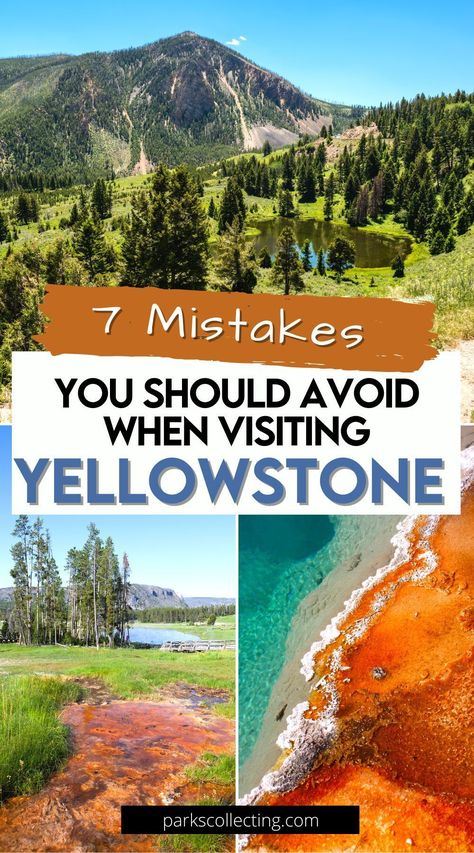 Wanna plan the perfect Yellowstone adventure? Avoid these 7 common trip planning mistakes and have a blast! Click to find out what pitfalls to sidestep!#yellowstonenationalpark #usnationalpark #mistakestoavoid Yellowstone To Glacier Road Trips, Yellowstone In 3 Days, Yellowstone West Entrance Itinerary, Yellowstone Trip Planning, Yellowstone Road Trip Itinerary, Yellowstone National Park Itinerary, Yellowstone Vacation Planning, Yellowstone Road Trip, Montana Yellowstone