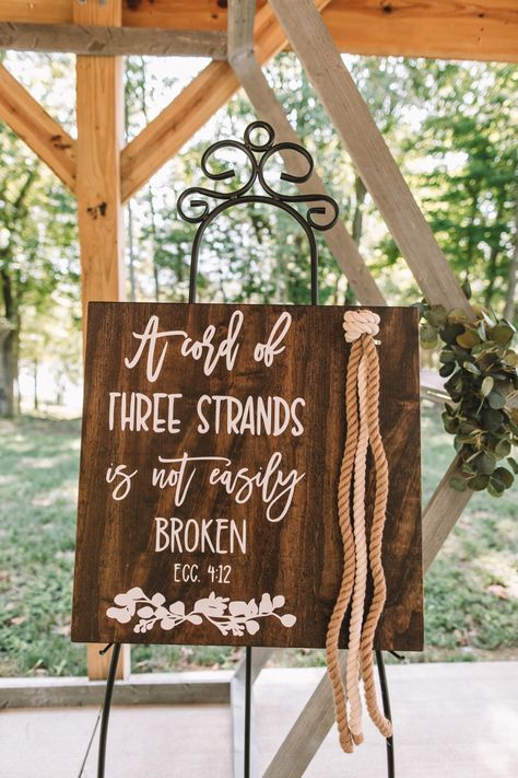 Braid Ceremony Wedding, Tying Knot Wedding Ceremony, Braided Rope Wedding Ceremony, Wedding Braid Ceremony Cords, Outdoor Christian Wedding Ceremony, Wedding Ceremony Themes, Wedding Bonding Ceremony Ideas, Wedding Ceremony Activities, Rustic Wedding Decor Ceremony