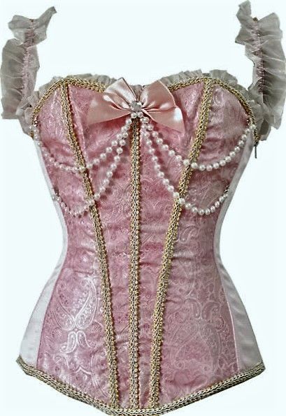 Costume Princess, Rococo Fashion, Burlesque Costume, Pink Corset, Corset Fashion, Corset Bustier, Pearl Pink, Corsets And Bustiers, Mode Vintage