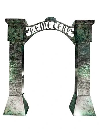 Cemetery Archway Entrance | Spirit Halloween Wikia | Fandom Halloween Mausoleum, Halloween Hallway, Archway Entrance, Halloween Arch, Spirit Halloween Store, Halloween Forest, Halloween Golf, Halloween Spirit Store, Halloween Cemetery