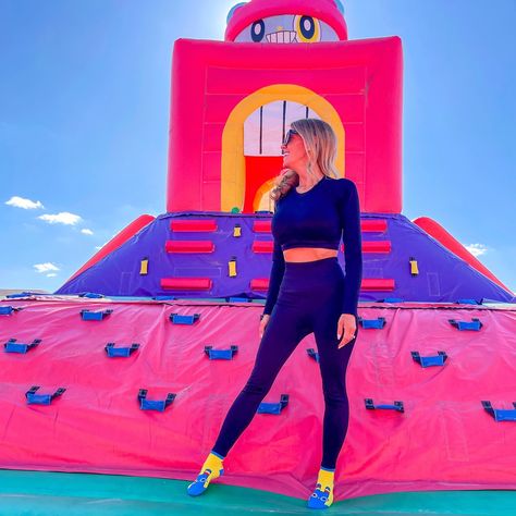 Sneak peek of @columbus.bounce last night and I was stoked to bust out my new @prozis set! It was the perfect outfit to jump, bounce, slide, hop, leap, and skip across @funbox the world's biggest bounce park! Starting May 28th until June 3rd, you can get 35% off all clothing like my leggings + top and 25% off on all Proteins by applying SWEETLYSEELEY10 at the checkout at prozis.com/13nRs {link in bio}. @columbus.bounce opens May 31 so head to funbox.com/Columbus to purchase tickets. Or chec... Big Bounce, June 3rd, Columbus Ohio, Grand Opening, Tops For Leggings, Sneak Peek, Columbus, Perfect Outfit, Last Night