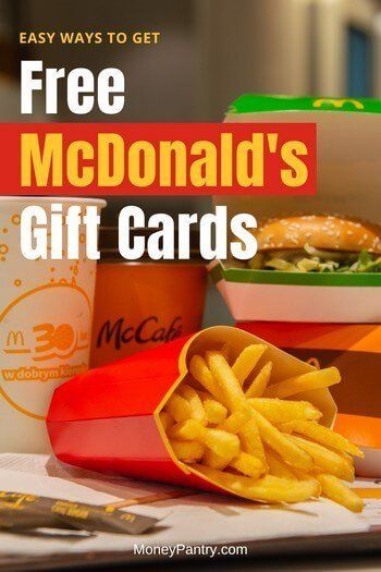 Free Mcdonalds, Mcdonalds Gift Card, Food Cart Design, Man Cooking, Mc Donald, Thrifty Living, Money Hacks, Walmart Gift Cards, Smart Business