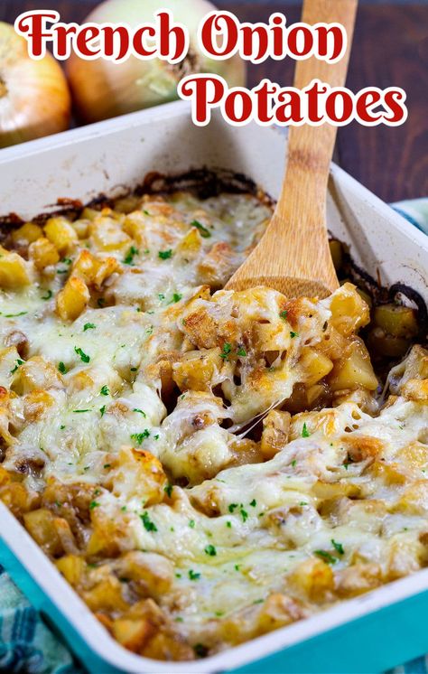 French Onion Potatoes And Gruyere, French Onion Soup Potato Bake, French Onion Dip Potatoes, Recipes With Potatoes And Onions, Recipes Using French Onion Dip, French Onion Soup Mix Potatoes, Potatoe And Onion Recipes, French Onion Potatoes Lipton, French Onion Packet Recipes