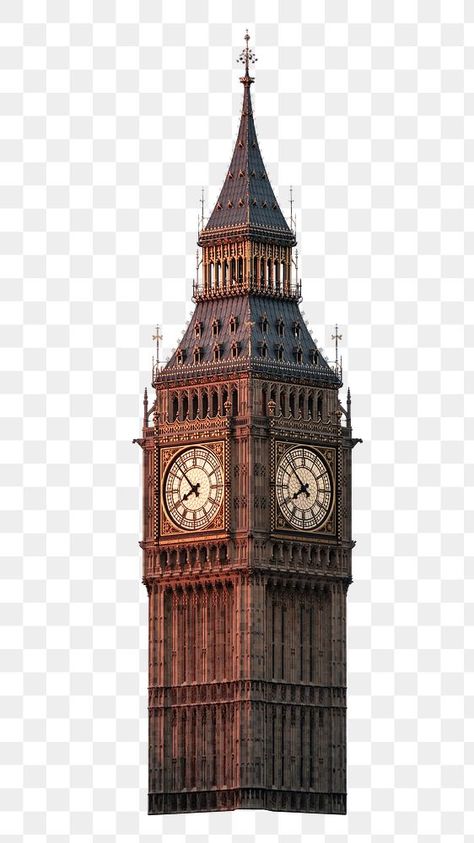 Building Png, Sticker Transparent Background, London Big Ben, London Clock, Png Elements, Sticker Transparent, Big Ben London, Art Apps, Awesome Designs