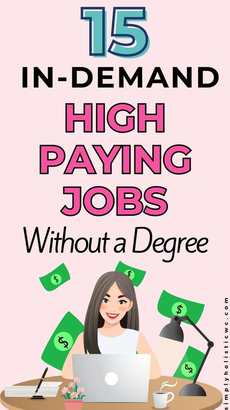 15 Best Careers for Women Without Degrees. Woman on computer Best Careers For Women, Jobs Without A Degree, Careers For Women, High Paying Careers, Weekend Jobs, Best Career, Good Paying Jobs, Jobs For Women, Creative Careers