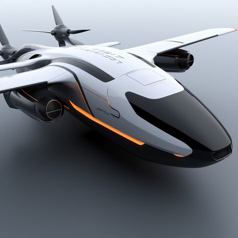 Innovatives Design eines Flugtaxis Future Airplane, Flying Car Concept, Futuristic Plane, Futuristic Transport, Futuristic Aircraft, Helicopter Design, Concept Aircraft, Electric Aircraft, Luxury Helicopter