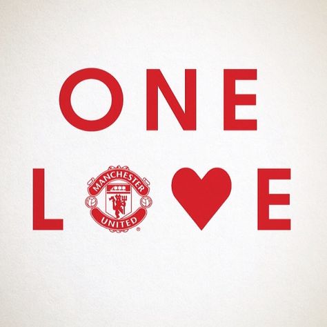 “One love. One club. Happy Valentine's Day to all our Instagram followers...” I Love Manchester, Manchester United Gifts, Manchester United Art, Manchester Is Red, Match Of The Day, Manchester United Wallpaper, United Wallpaper, Manchester United Fans, Manchester United Football Club