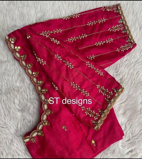 Latest Fashion Blouse Designs, Marriage Dresses, Basic Blouse Designs, Magam Work Designs, Work Blouse Designs, Latest Bridal Blouse Designs, Maggam Work Blouse, Latest Blouse Designs Pattern, Traditional Blouse Designs