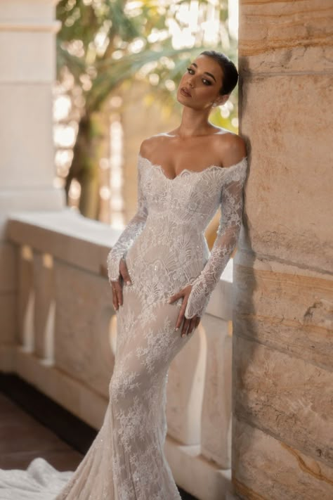 Steven Khalil Wedding Dresses in Sacramento || Starting at $6,560 — Bride To Be Couture Long Sleeve Corset Wedding Dress Mermaid, Val Stefani Wedding Dress, Pronovias Bridal 2025, Wedding Dresses Lace A Line, Form Fitting Wedding Dress With Sleeves, Strapless Wedding Dress With Sleeves, After Party Wedding Dresses, Wedding Dress For Broad Shoulders, 2025 Wedding Dresses