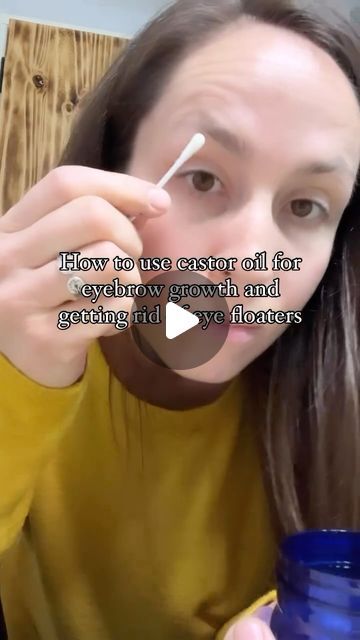 Castor oil is such an amazing oil..

This is one of the easiest ways to help break up those eye floaters!

It also helps to grow thicker ... | Instagram How To Use Castor Oil For Eyelashes, Castor Oil For Eye Floaters, Castor Oil For Face Skin Care, Castor Oil On Eyebrows, Castor Oil Before And After, Caster Oil Uses, Castor Oil Brows, Castor Oil For Eyebrows, Castor Oil For Eyes