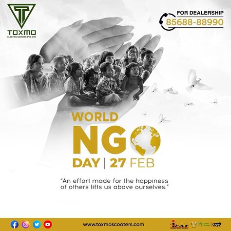 Foundation Day Poster Design, Ngos & Charity, World Ngo Day Creative Ads, Charity Campaign Design, Donation Creative Ads, Ngo Social Media Post, Charity Graphic Design, Donation Poster Charity, Charity Poster Design Ideas