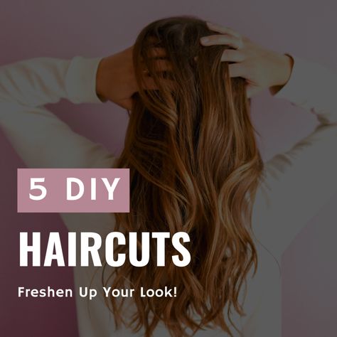 This article includes five haircuts that are relatively easy to perform on yourself. Read on for the best face shape/hair type for each cut, how not to mess it up, and bonus haircare ideas to utilize post-cut. Long Hair Diy, Prom Hair Styles, Outfits For Teachers, Cut Your Own Hair, Women Haircuts Long, Long Hair Cut, Hairstyles Simple, How To Cut Your Own Hair, Long Hair Ideas