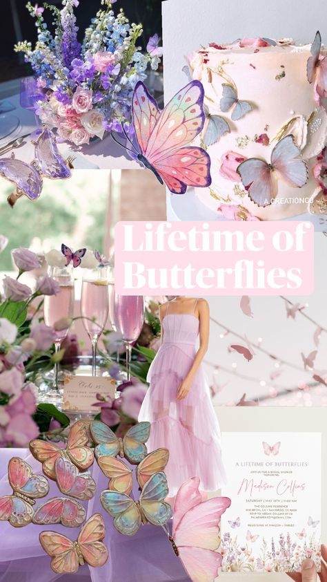 Bridal Shower Theme! Lifetime of Butterflies!💍🦋🌸 Ethereal Bridal Shower Ideas, All I See Is Love Bridal Shower Theme, Bridal Shower Themes Butterflies, Here's To A Lifetime Of Butterflies, Bridal Shower Ideas Butterflies, Love Theme Bridal Shower Ideas, A Lifetime Of Butterflies Bridal Shower, He Gives Me Butterflies Theme Bridal Shower Decor, Bridal Shower He Gives Me Butterflies