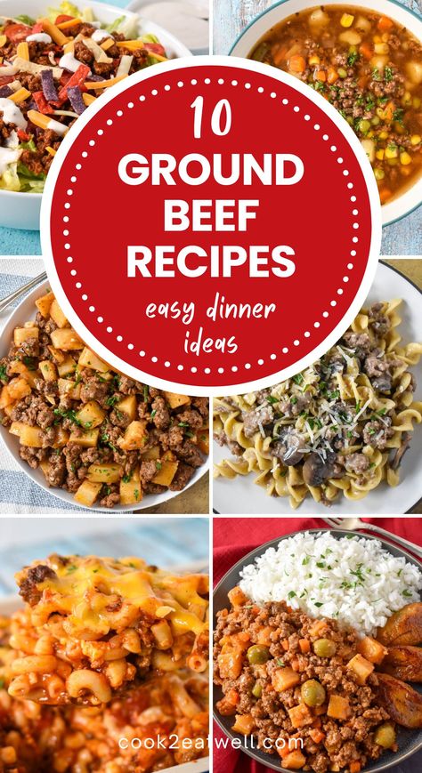 Ground Beef Family Dinner Recipes, 1 Pound Of Hamburger Recipes, 1 Pound Beef Recipes, One Pound Hamburger Recipes, What To Make For Dinner With Ground Beef, Pound Of Hamburger Recipes, 2 Lbs Hamburger Meat Recipes, One Pound Of Ground Beef Recipes, 2 Pounds Of Ground Beef Recipes